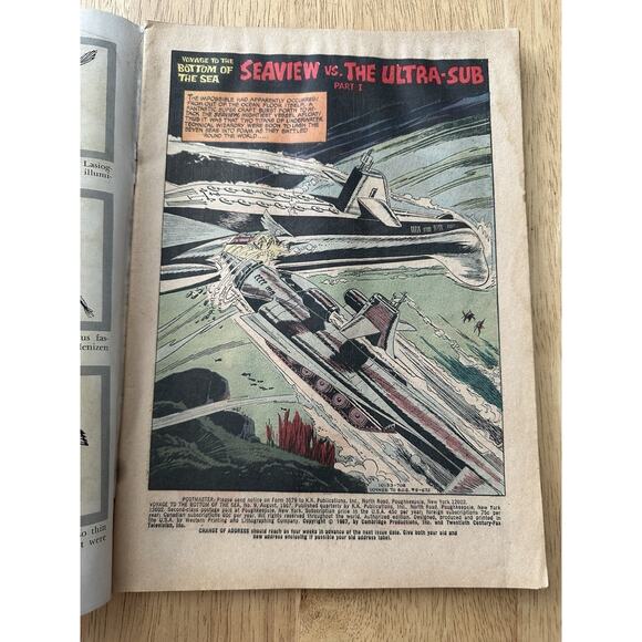 Gold Key Comics Voyage to the Bottom of the Sea #9/1967 David Hedison VTG - Picture 5 of 9